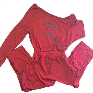 Footless onesie size m néw